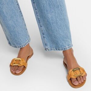 See By Chloe - Chany leather slides Nwob size 36-6
